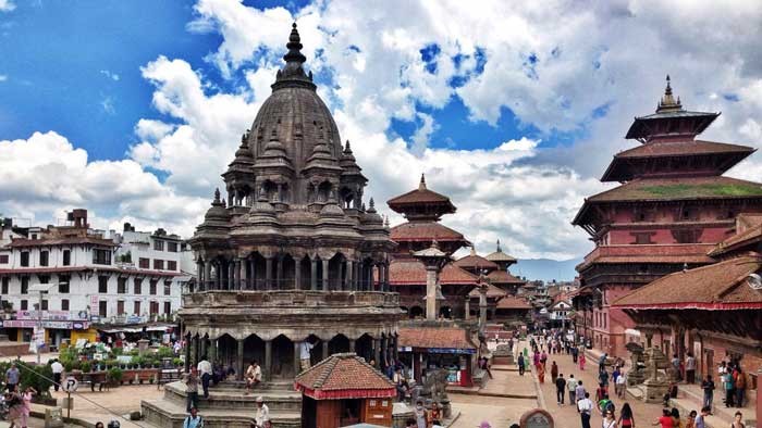 尼泊尔帕坦杜巴广场一景。（图：互联网）