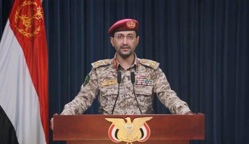 也门胡塞武装发言人萨雷亚。（图：互联网）