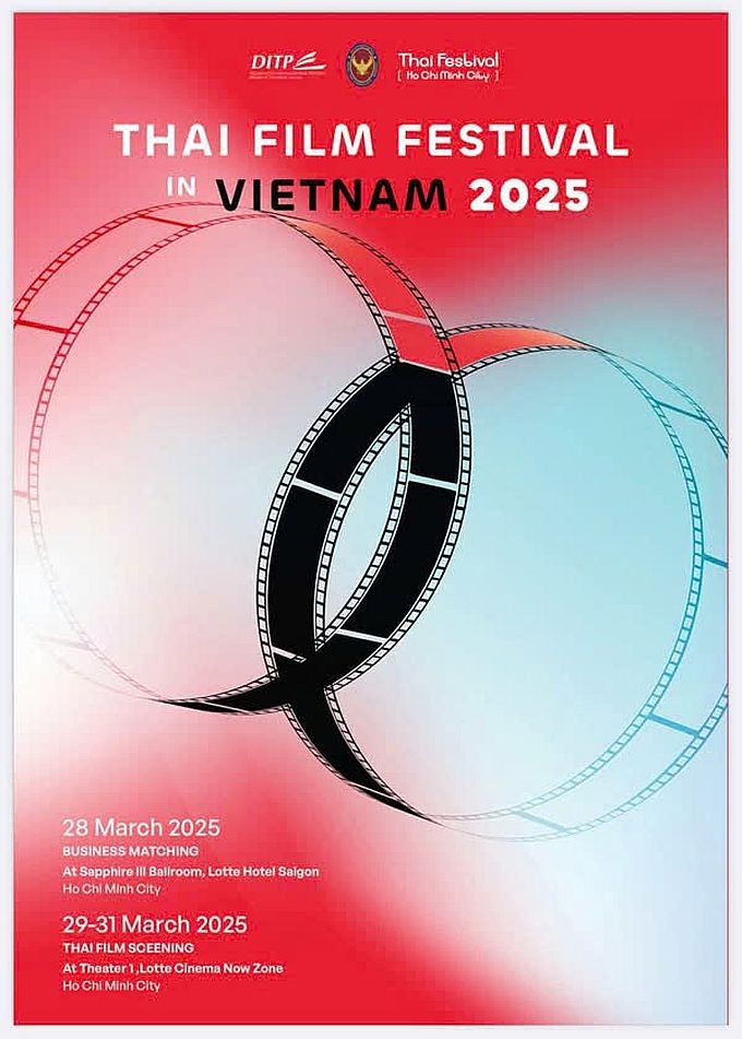 “在越南泰国电影节”标志。