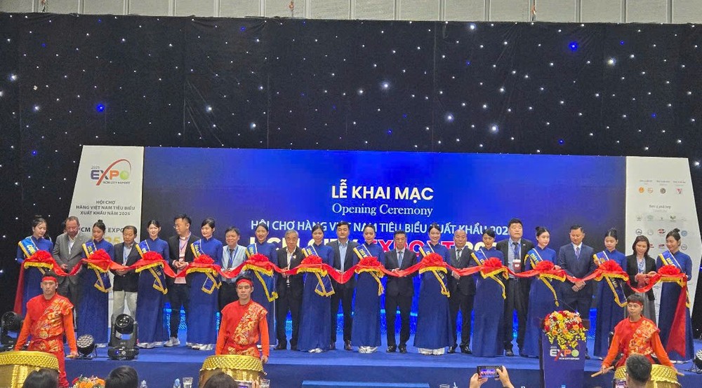 2025年越南典型出口商品展销会开幕仪式。