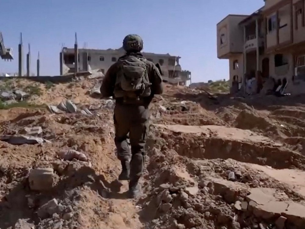 以军说，部队旨在搜寻并拆除剩余的巴勒斯坦武装组织军事设施。（图：路透社）