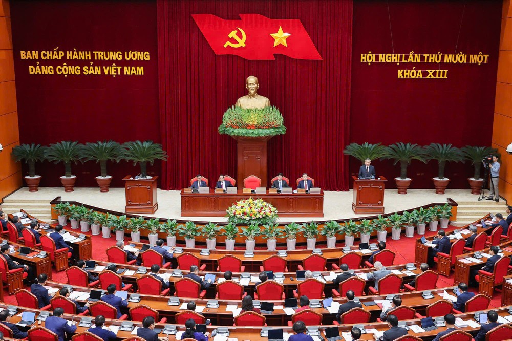 党十三届十一中全会现场一隅。（图：日北）