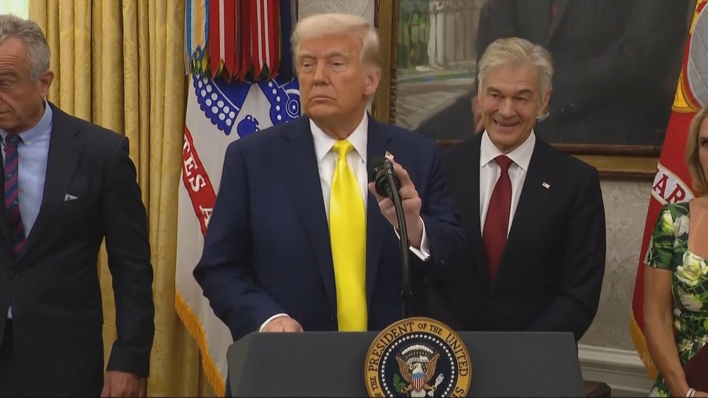 特朗普称若俄乌和谈无进展将放弃斡旋。（图：视频截图）