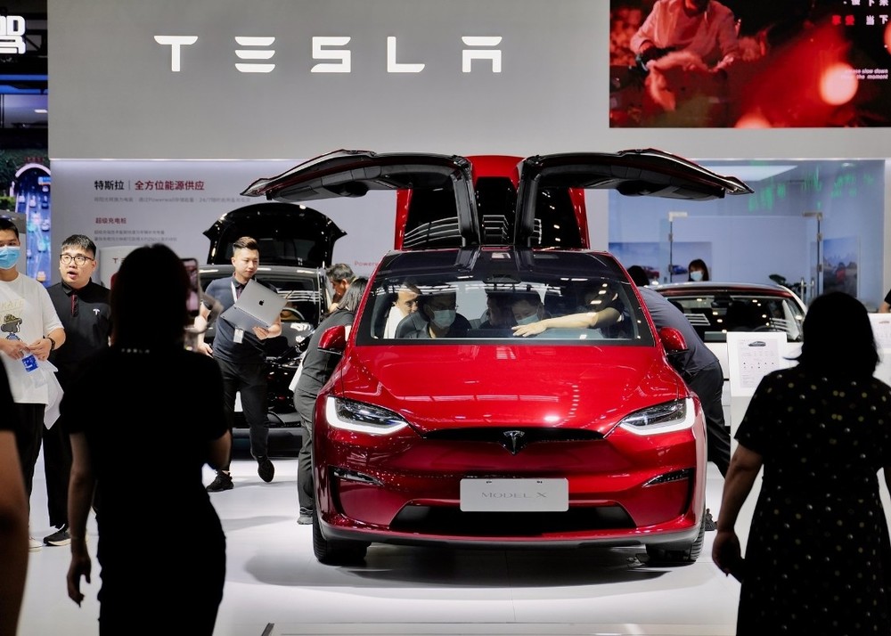 特斯拉电动汽车。（图：互联网）