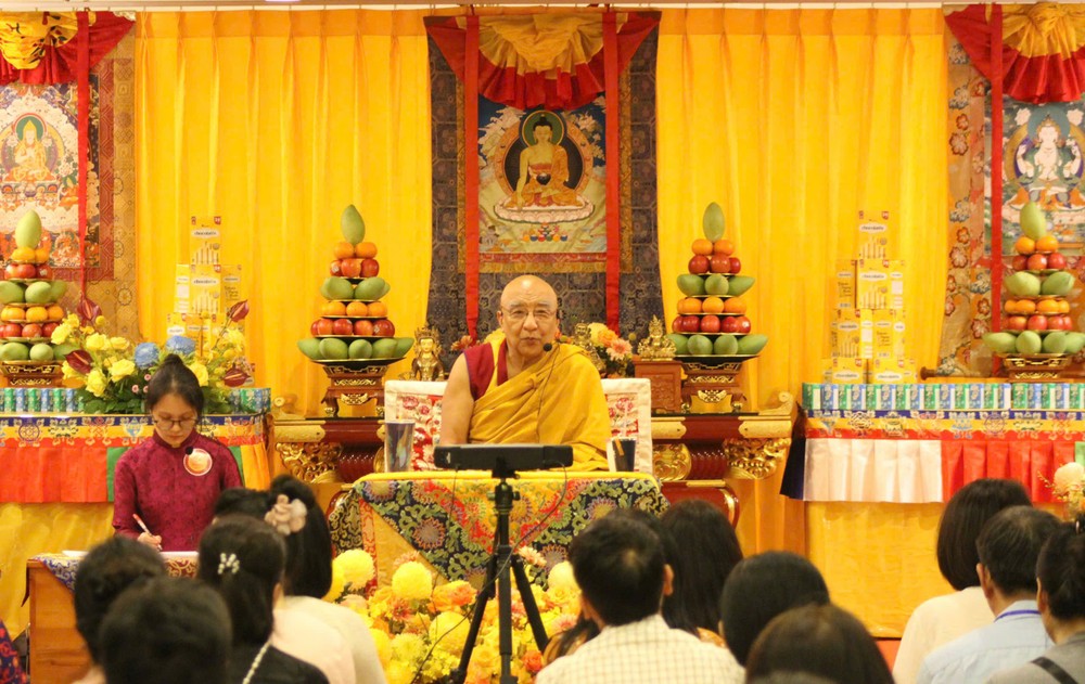 圣索仁波切大师在草堂禅寺主持法会 众越华佛子共沾法喜