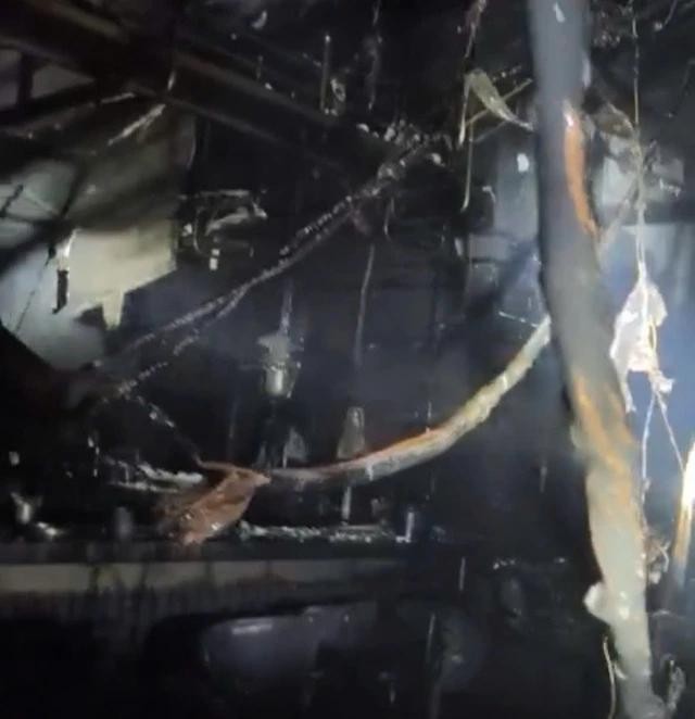 富润郡一家酒店发生火警现场。（图：CTV）