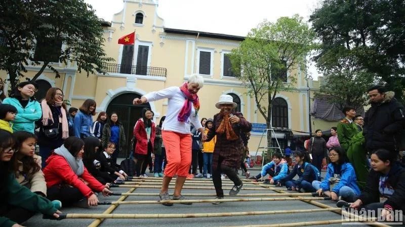 河内还剑胡步行街。（图：越通社）