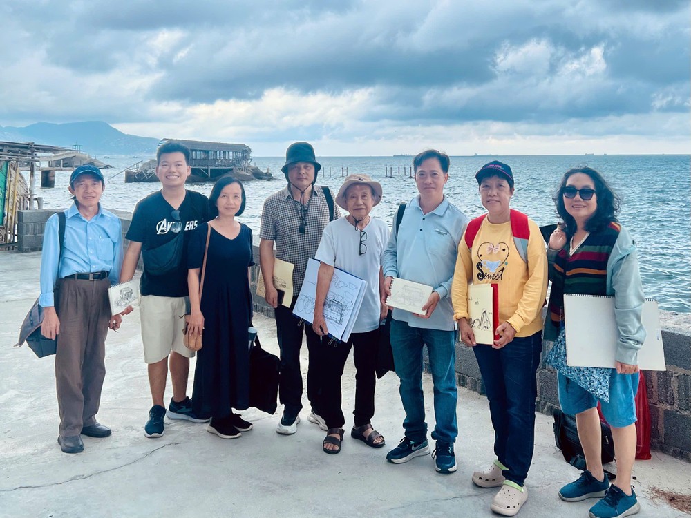 华人画家举办实地创作营