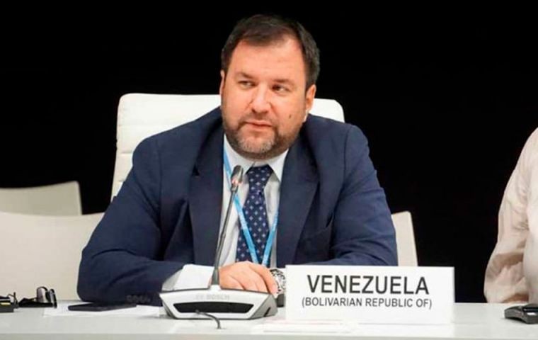委内瑞拉外交部长伊万‧希尔。（图：互联网）