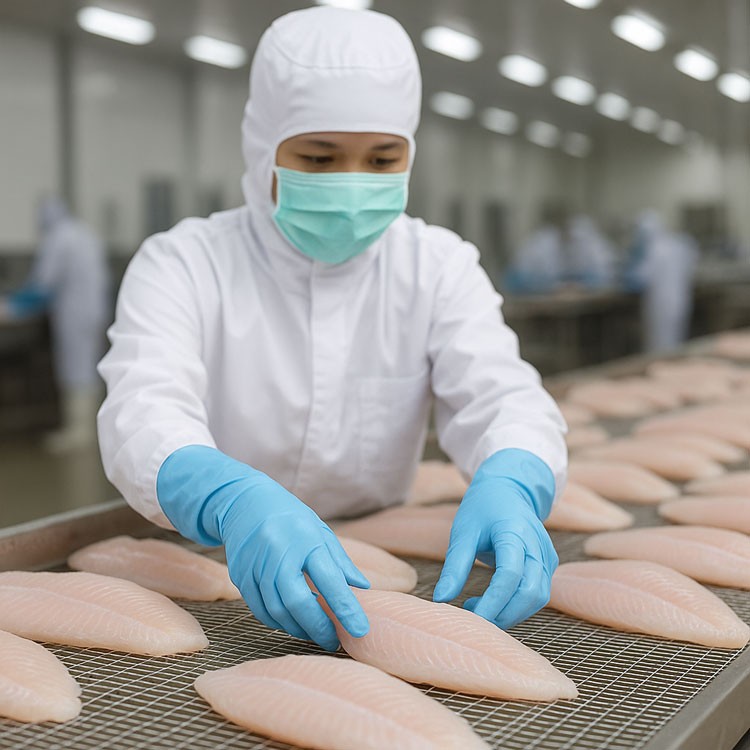 查鱼片加工。（图：越南水产杂志）