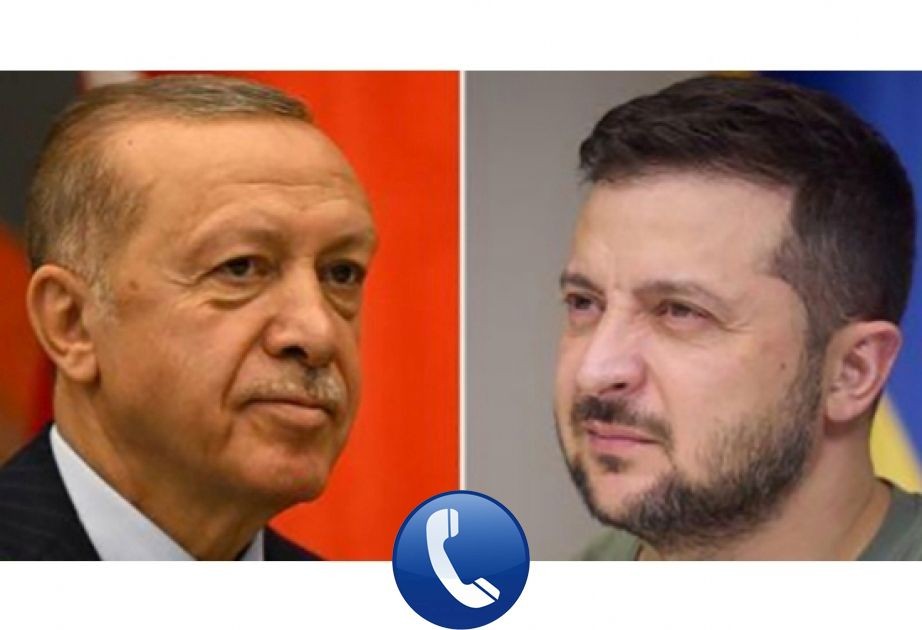 乌克兰总统泽连斯基（右图）与土耳其总统埃尔多安通电话。（示意图：互联网）