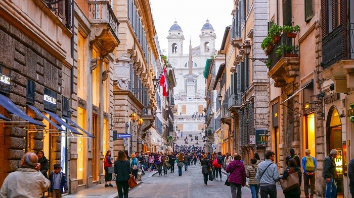 意大利罗马街头一景。（图：互联网）