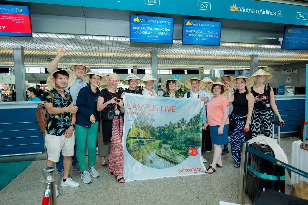 越航开通胡志明市直飞巴厘岛航线。