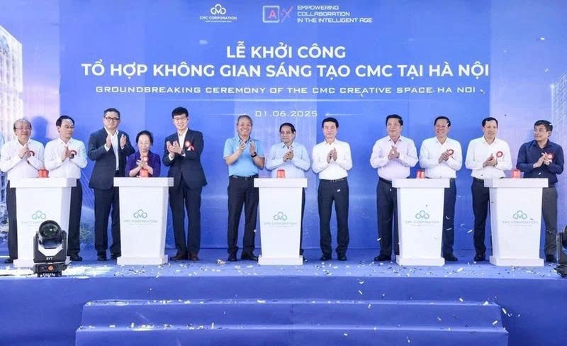 范明政总理出席CMC 创意空间综合体项目动工兴建仪式。