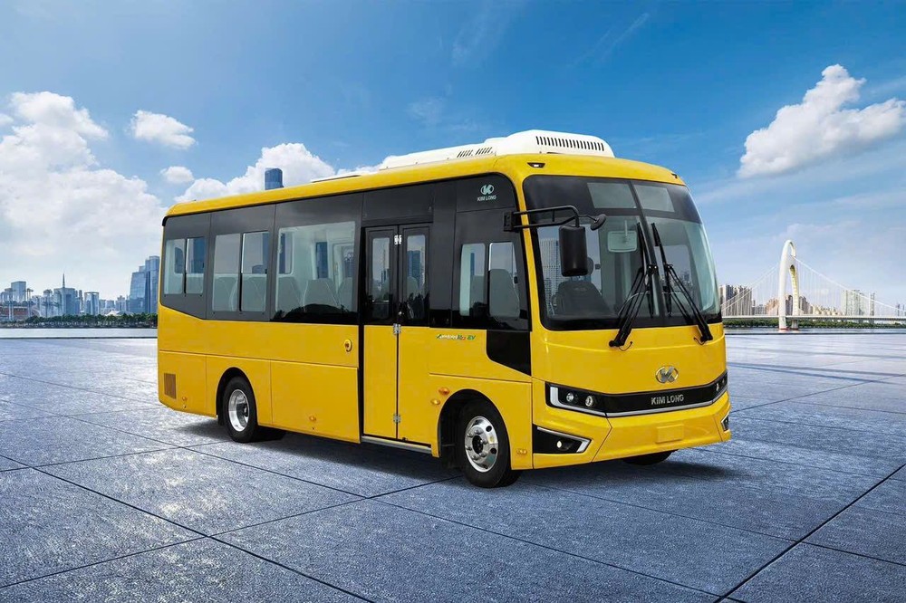 金龙电动巴士在韩国投入使用
