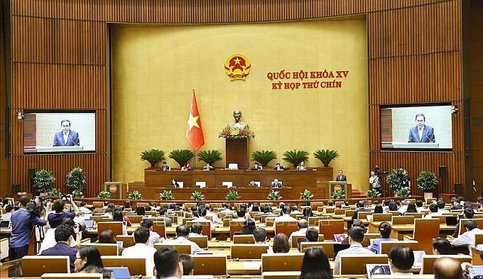 国会主席陈青敏主持会议。（图：越通社）