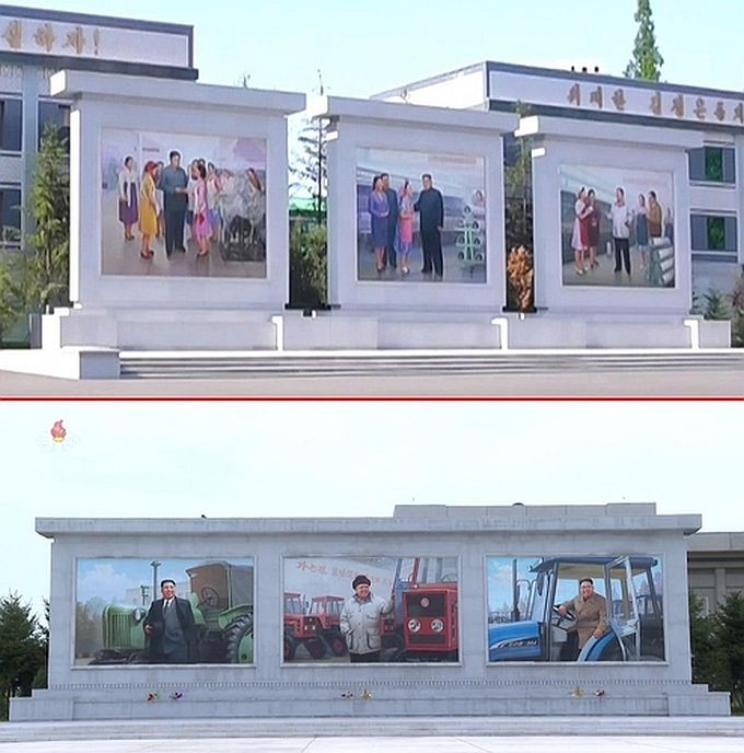 金正恩壁画佔“C 位”意图曝光