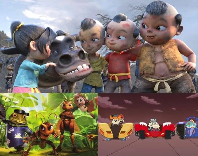 今年暑期档上映的3部国产动画电影。