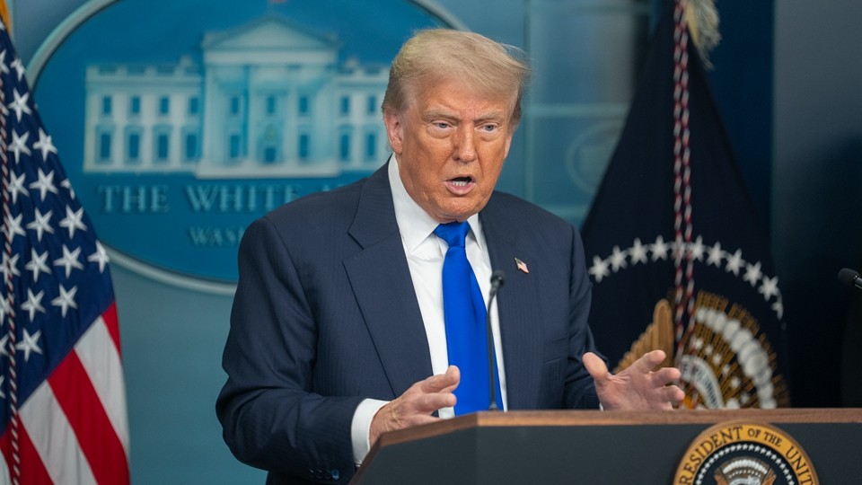 美国总统特朗普。（图：新华社）