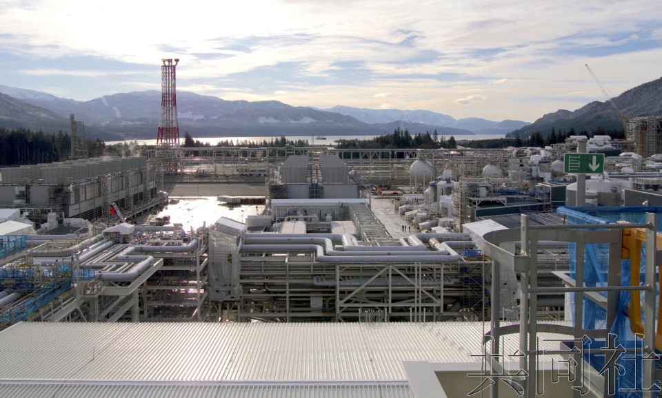 图为LNG加拿大的液化天然气生产工厂。（图：共同社）