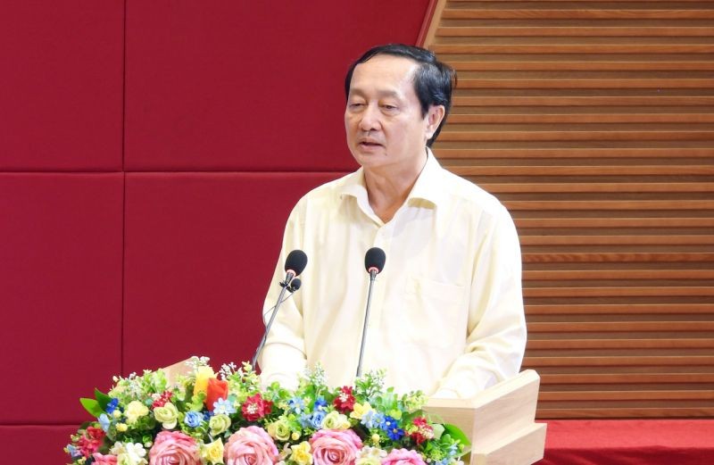 中央宣教与民运部副部长黄成达在会上发言。