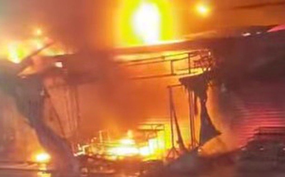 火警现场。（图：视频截图）