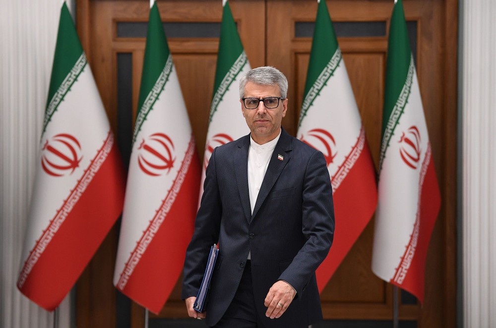 伊朗外交部发言人巴加埃。（图：新华社）