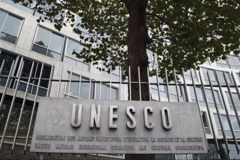 图为联合国教科文组织巴黎总部 。（图：AP）