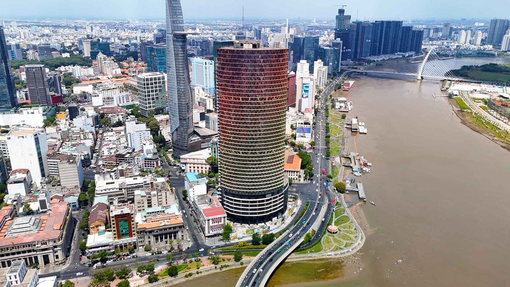 航拍的胡志明市一隅。（图：明煌）