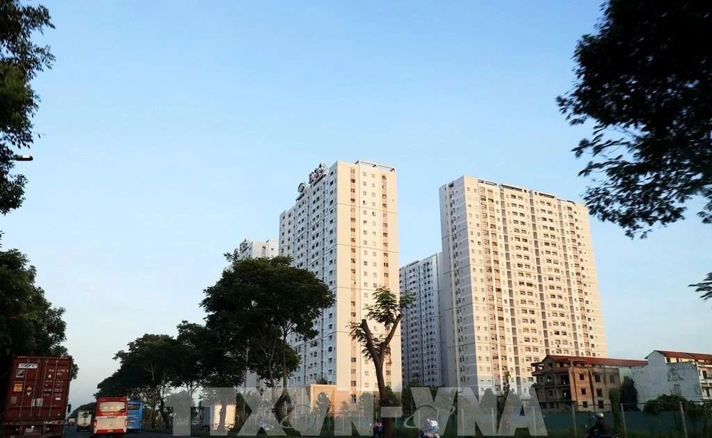 胡志明市某个保障性住房项目。（图：越通社）