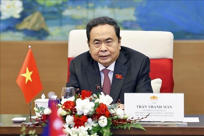 国会主席陈青敏。（图：越通社）