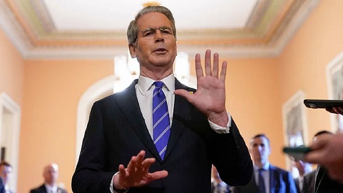 美国财政部长贝森特。（图：互联网）