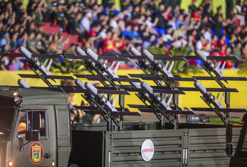 Viettel 自主研发生产的三款先进无人机。