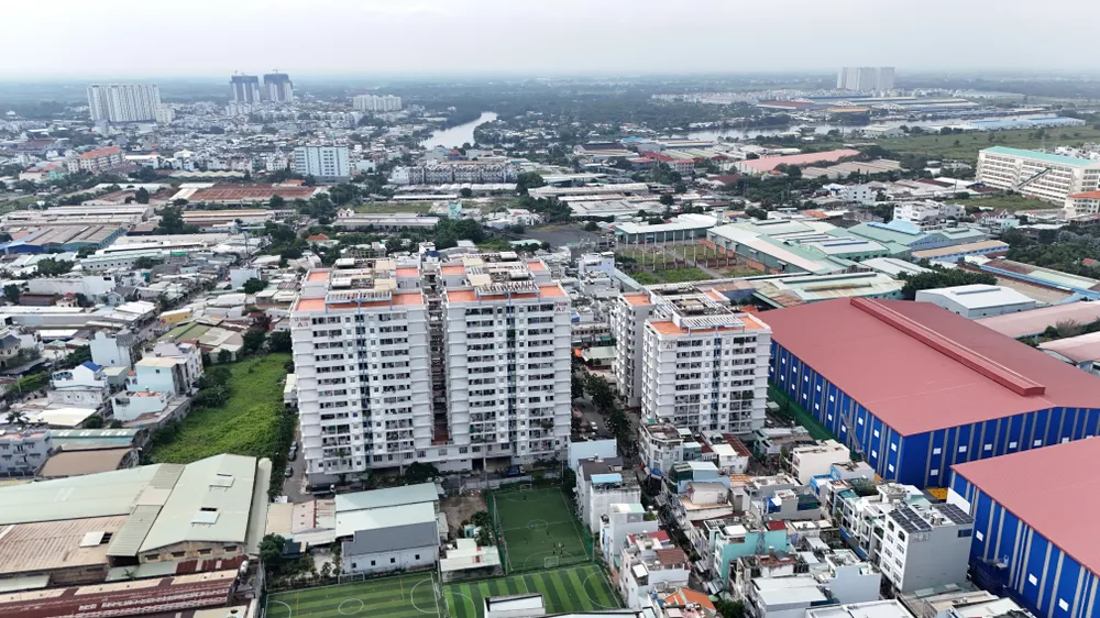 Một dự án nhà giá rẻ tại TPHCM