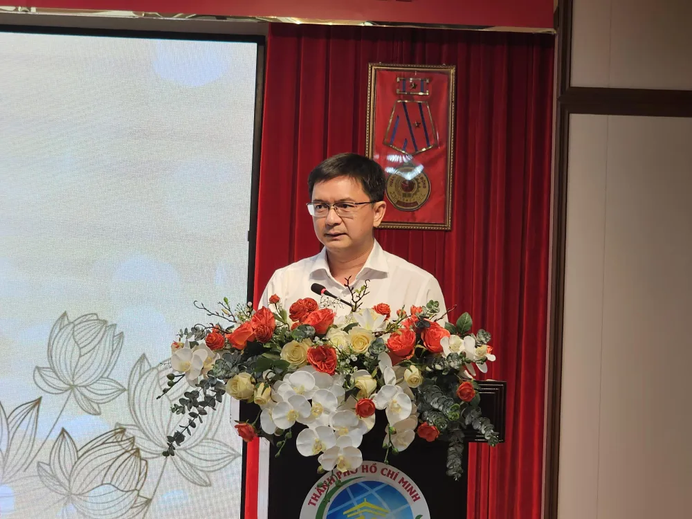 Ông Nguyễn Mạnh Cường phát biểu