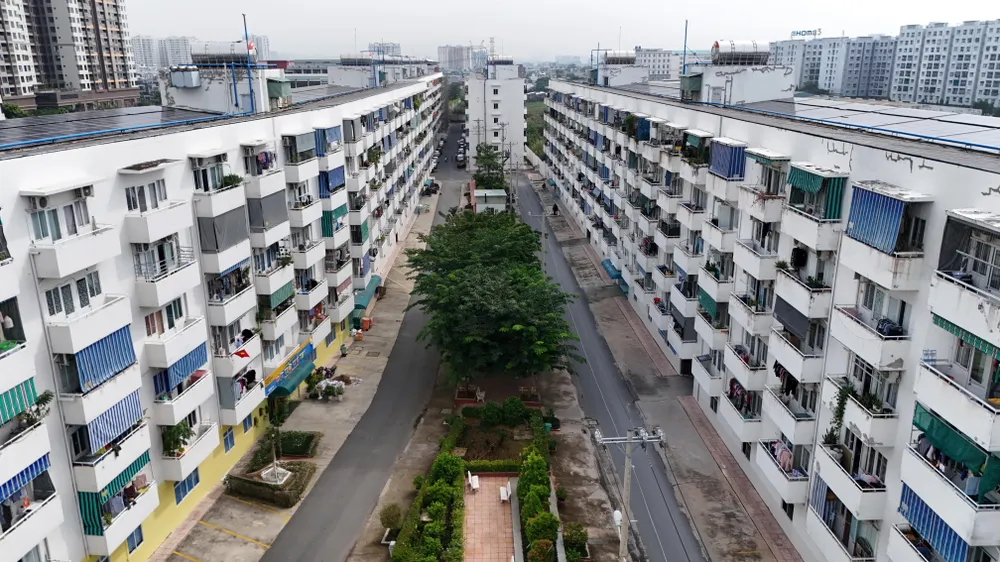 Một dự án nhà ở xã hội ở TPHCM