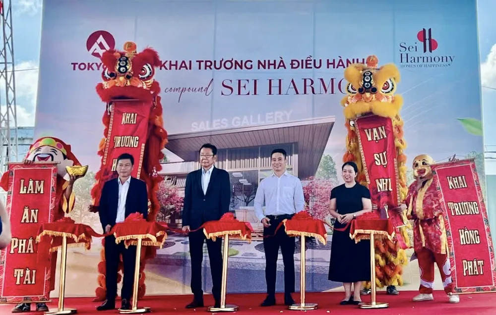 Ban lãnh đạo Tokyo AA chính thức cắt băng khai trương nhà điều hành Sei Harmony