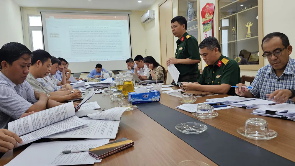 Một buổi làm việc của Tổ Công tác 5013