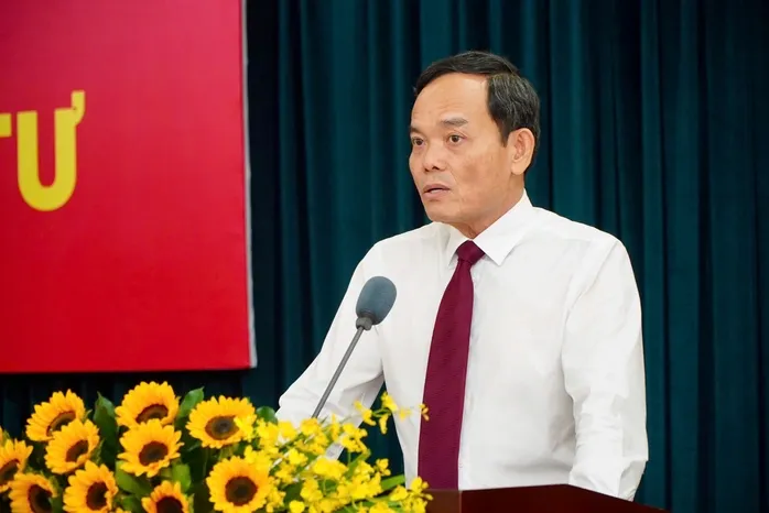 Bí thư Thành ủy Trần Lưu Quang phát biểu sáng 15-9