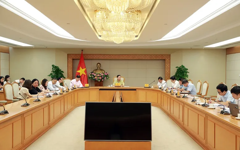 Quang cảnh buổi họp. Ảnh: VGP