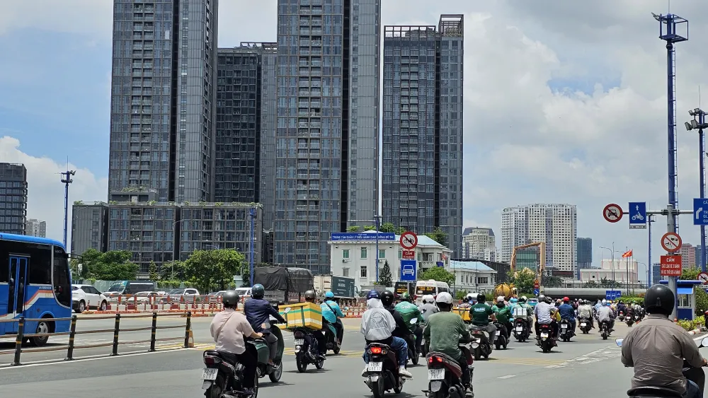 Một góc của Khu phức hợp của Thành phố Đế Vương