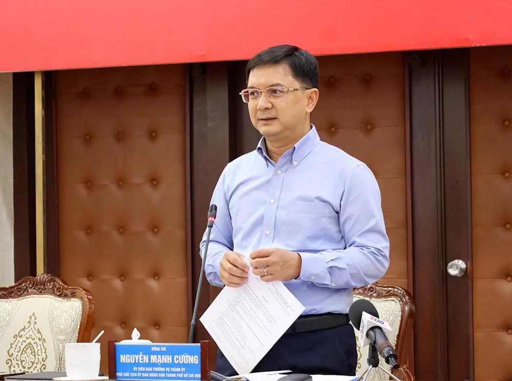 Phó Chủ tịch UBND TPHCM Nguyễn Mạnh Cường