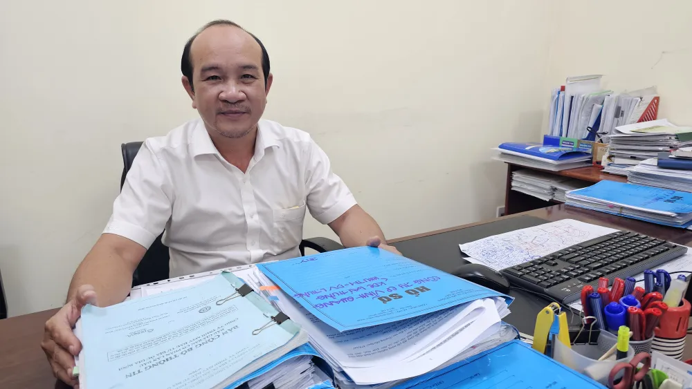 Ông Đào Quang Dương, quyền Trưởng phòng Kinh tế đất, Sở NN-MT