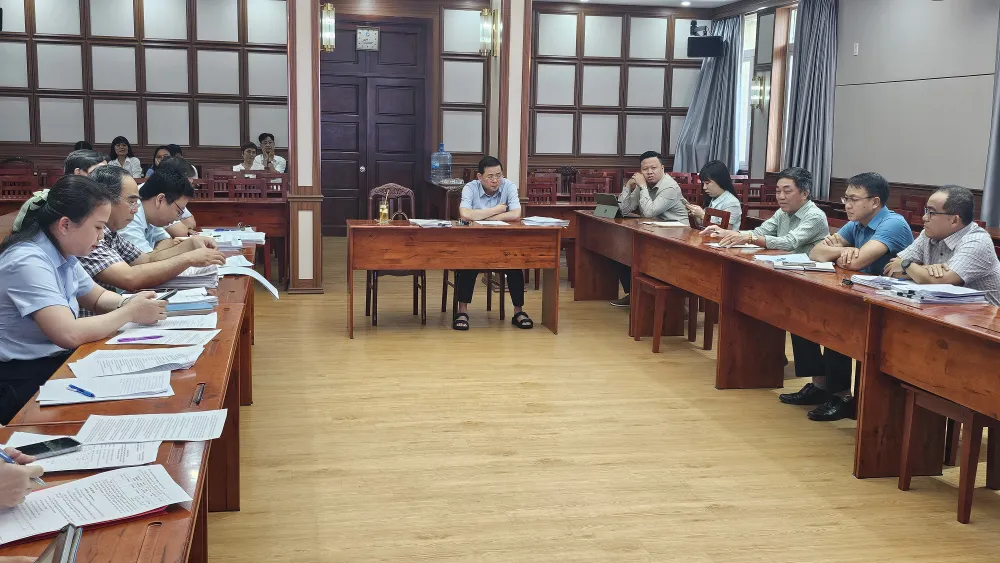 Tổ Công tác tại buổi làm việc sáng 18-12