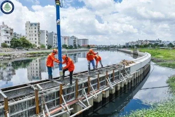 Dự án xây dựng hạ tầng và cải tạo kênh Tham Lương- Bến Cát- rạch Nước Lên đang vào giai đoạn nước rút.