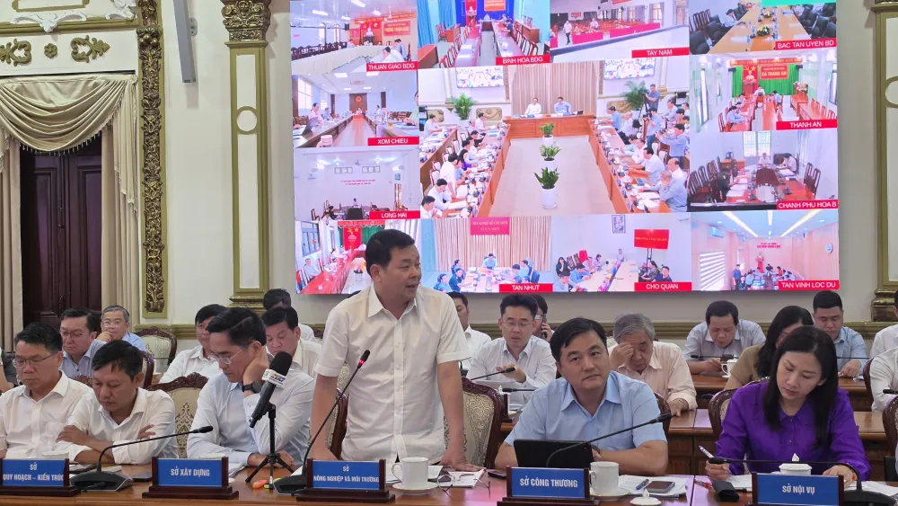 Giám đốc Nguyễn Toàn Thắng phát biểu