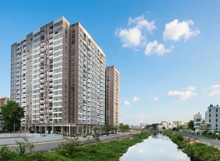 Một dự án NoXH tại phường Đông Hưng Thuận (TPHCM) vừa được đưa vào sử dụng.