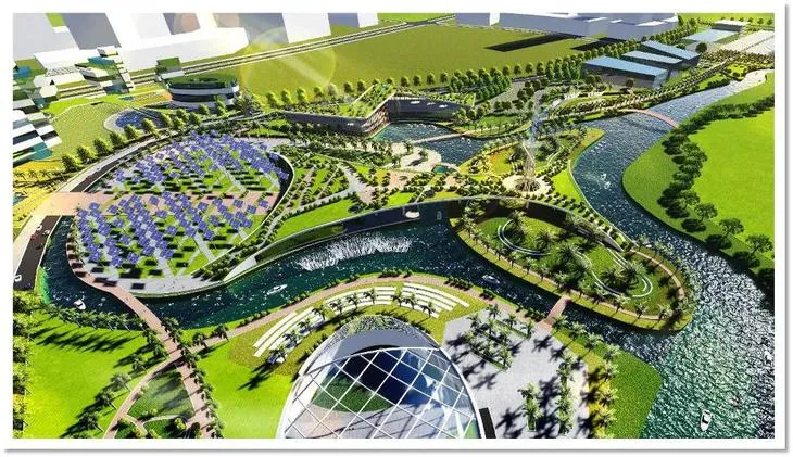 Phối cảnh dự án Công viên Thiên niên kỷ