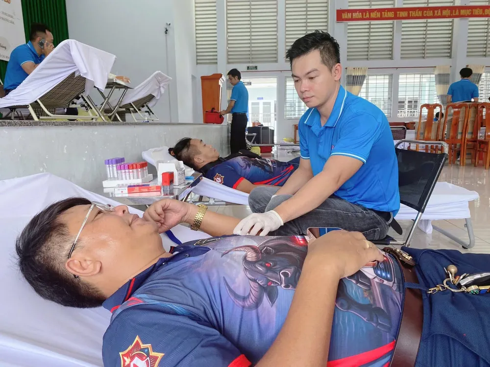 Phường Phước Thắng: Người dân tích cực tham gia hiến máu tình nguyện