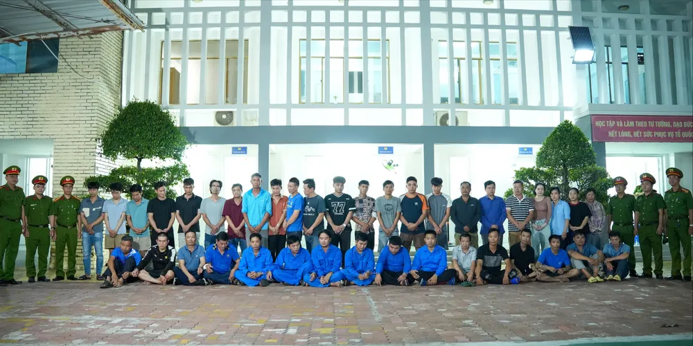Các đối tượng bị cơ quan Công an bắt giữ.jpg